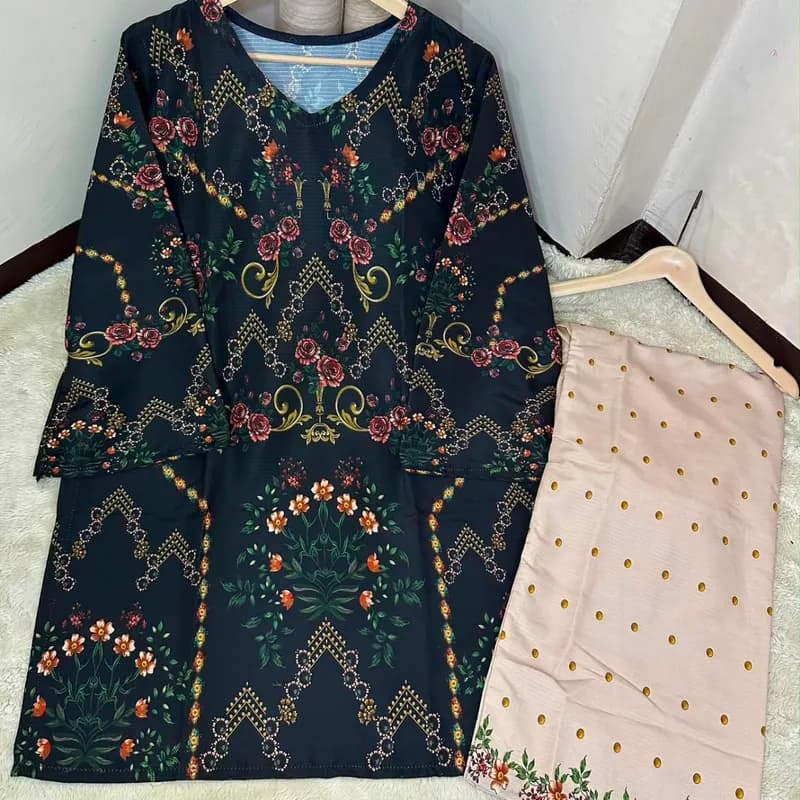 Digital Printed Doria Lawn Cord Set for Women