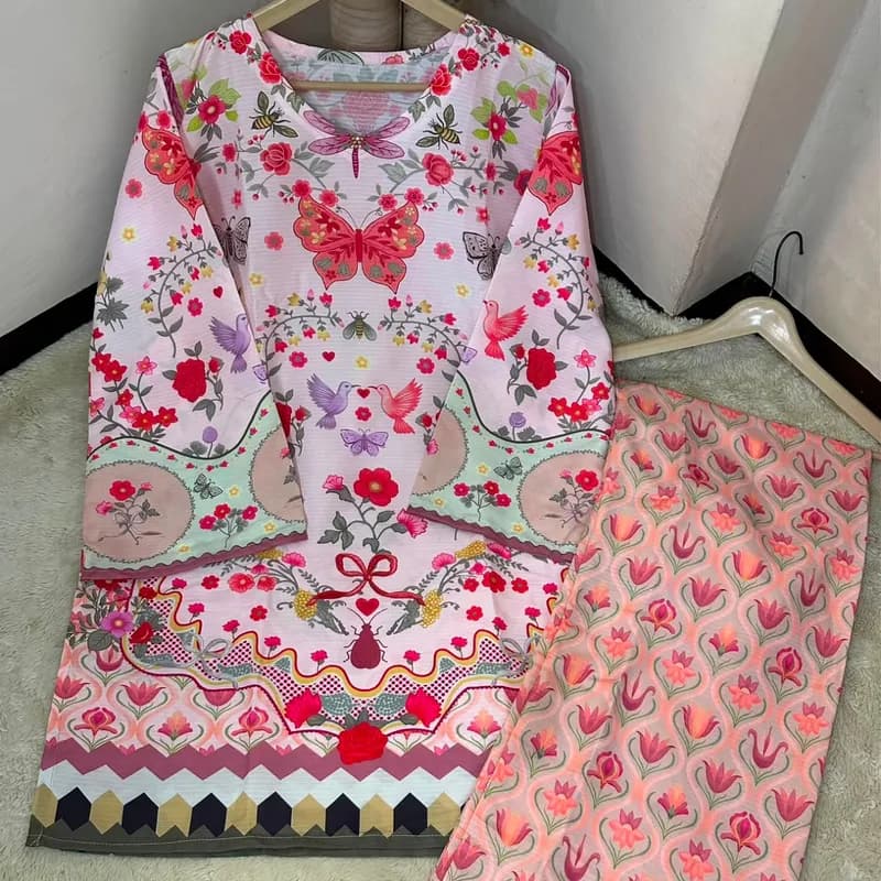 Women's Digital Printed Cord Set