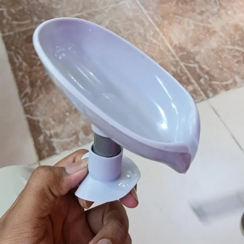 Hydraulic Self-Draining Soap Tray