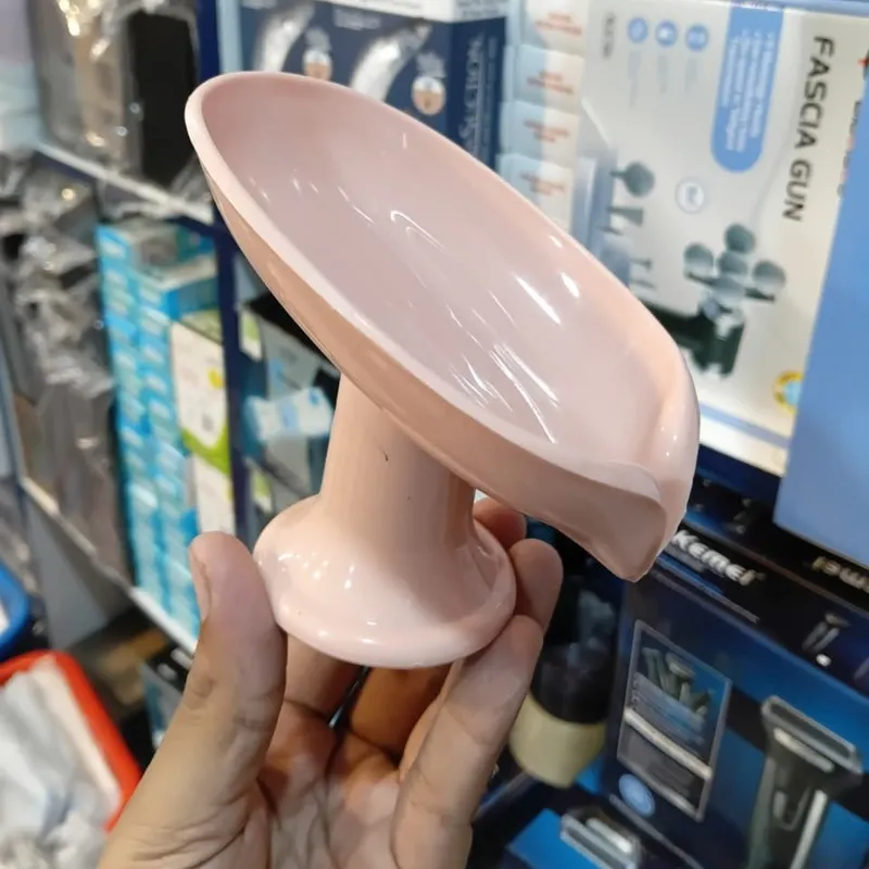 Hydraulic Self-Draining Soap Tray