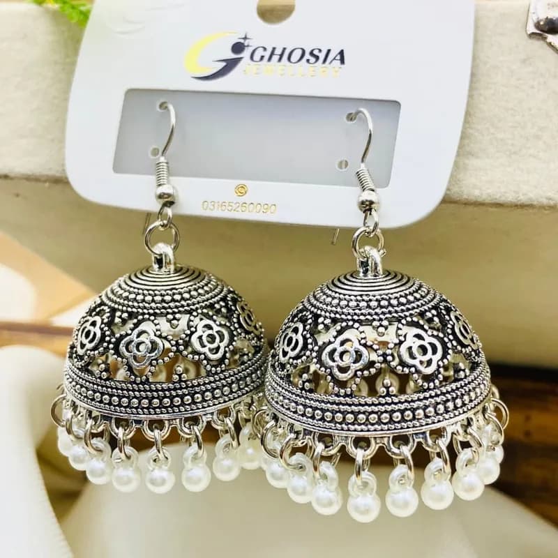 Indian Style Antique Jhumka Earrings for Women