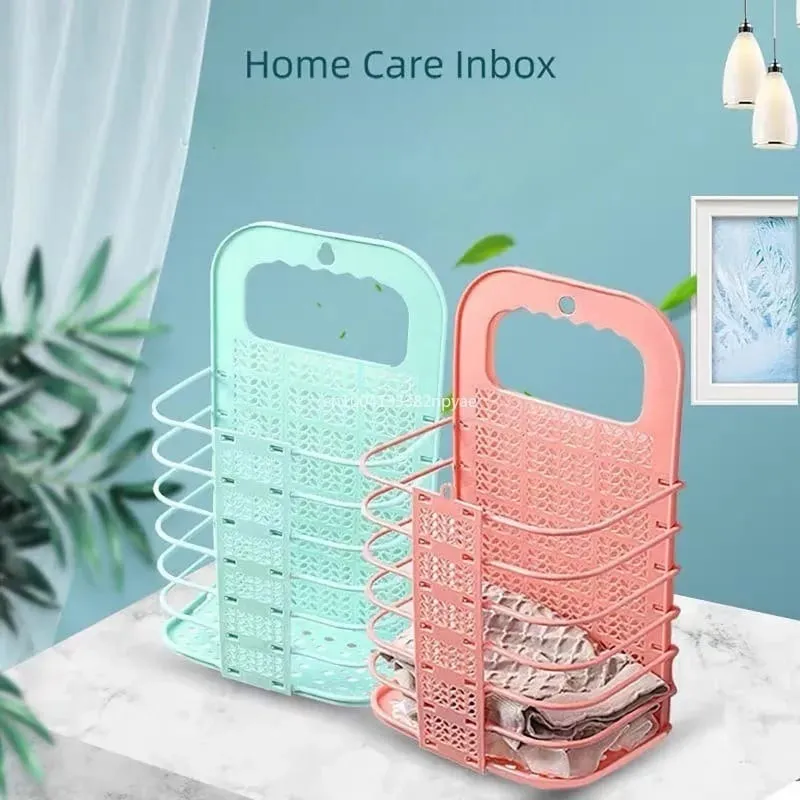 Folding Wall-Mounted Laundry Basket