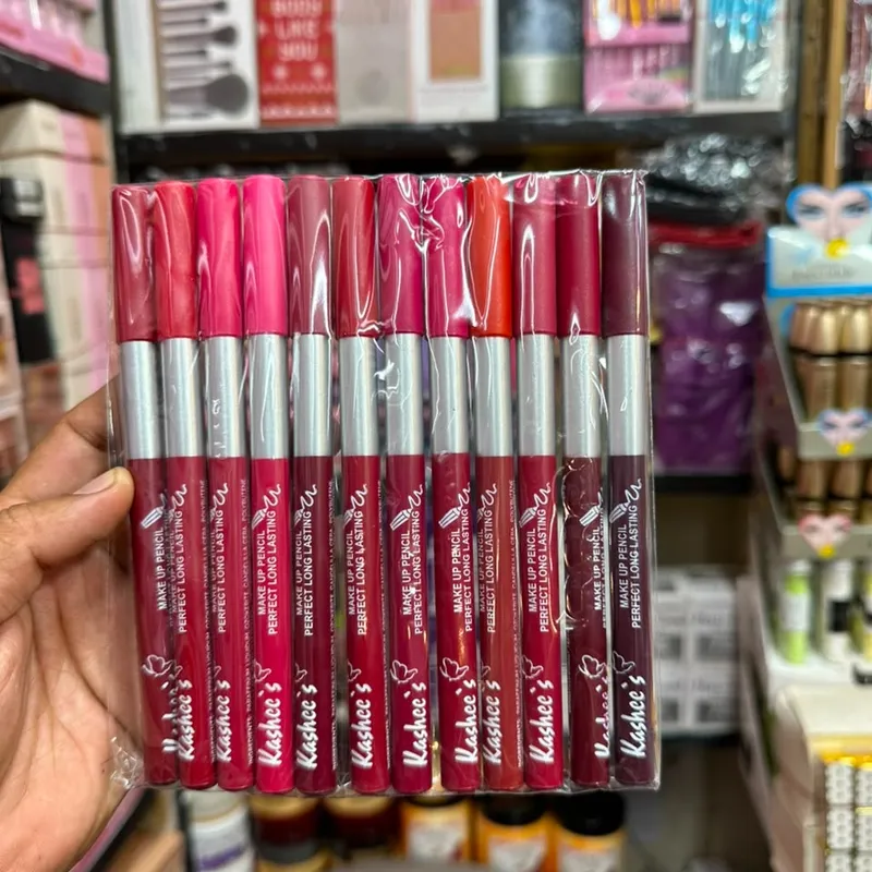 Kashee’s Lip & Eye Pencil Jumbo Pack of 12