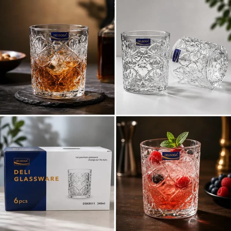 6 Pcs Delisoga Glass Set – DSKB011