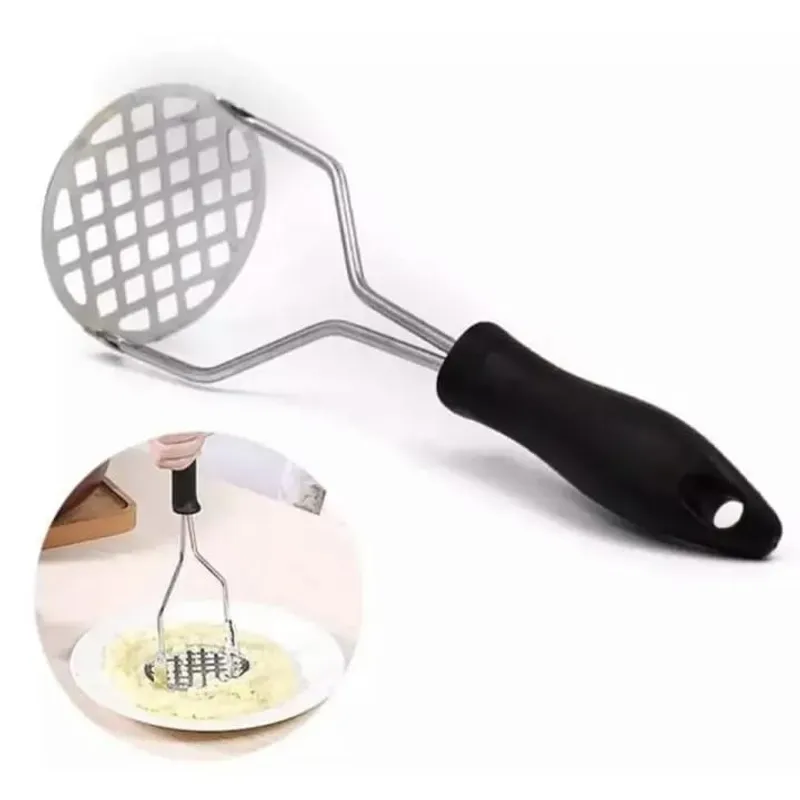 Potato Masher Stainless Steel with Plastic Handle