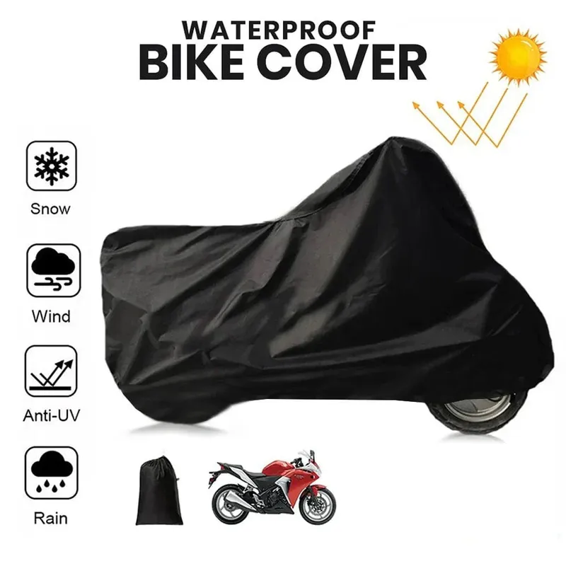 Premium Waterproof Bike Cover - Universal Motorcycle Cover