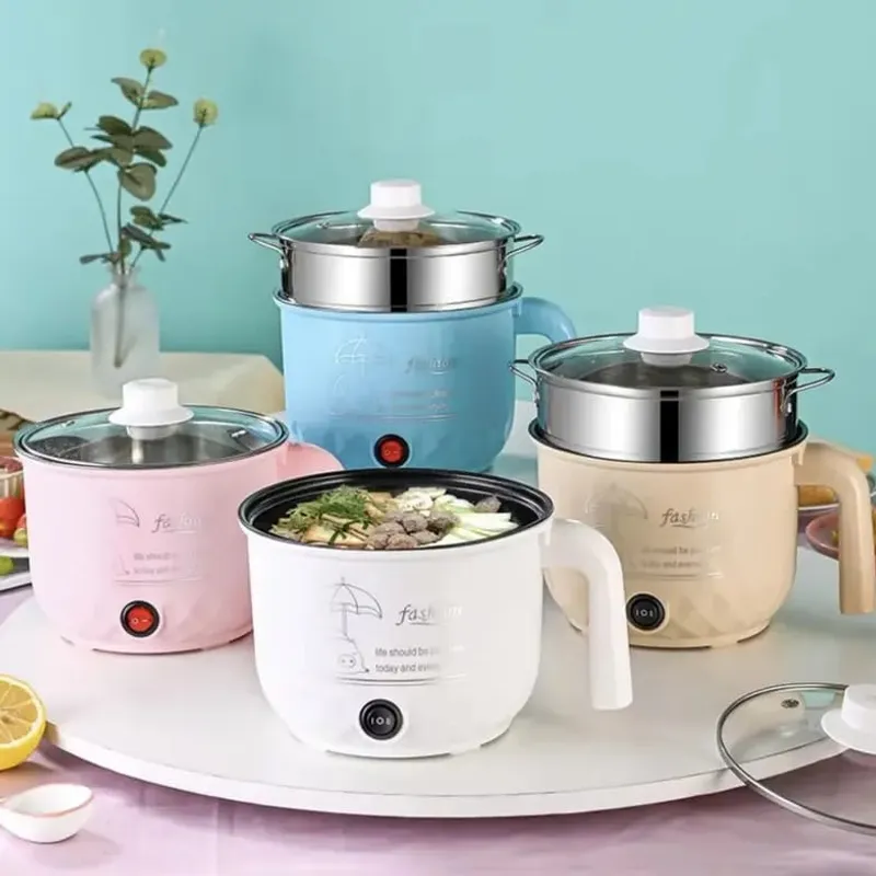Electric Cooking Pot – Multi-Functional Hot Pot, Noodles & Steamer