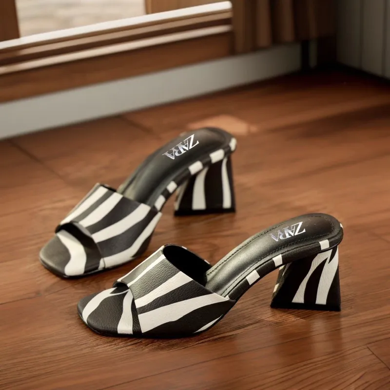 Zebra Print Heels