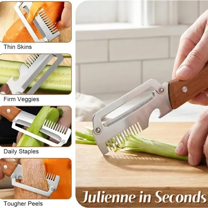 3-in-1 Comb Style Vegetable Peeler