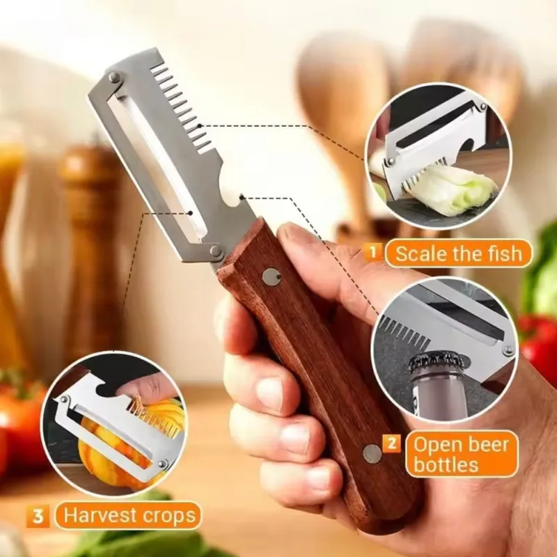 3-in-1 Comb Style Vegetable Peeler