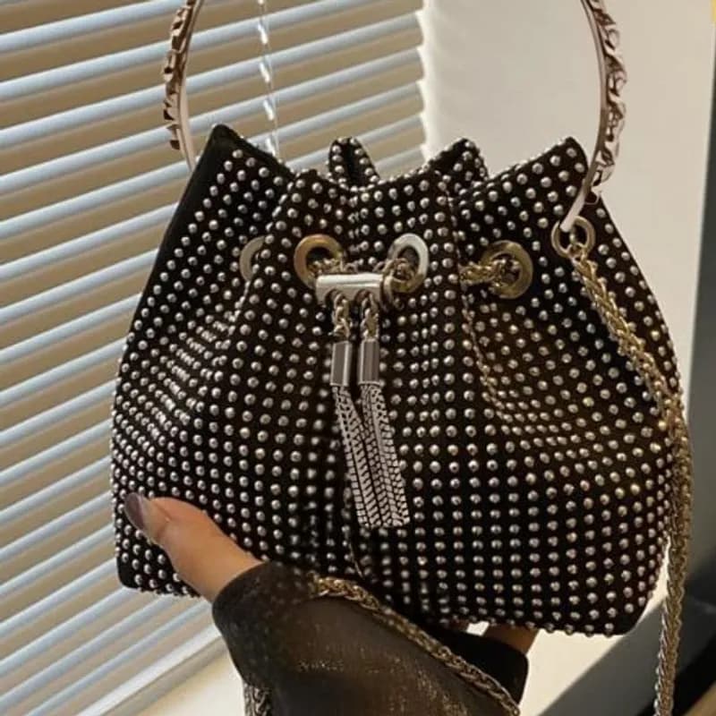 Imported Stone Handbag & Crossbody Bag
