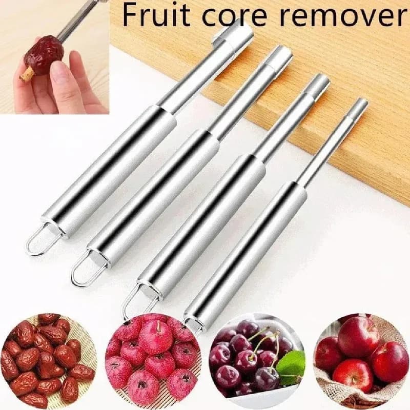 Stainless Steel Fruit Seed Remover & Cherry Pitter Tool