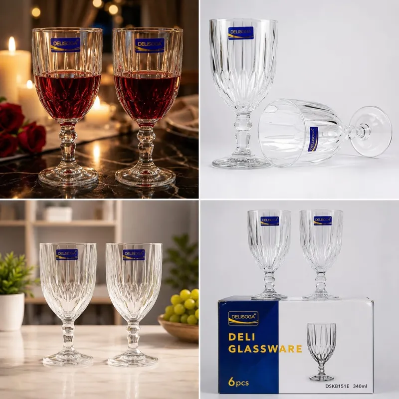 6 Pcs Delisoga Glass Set – DSKB151E