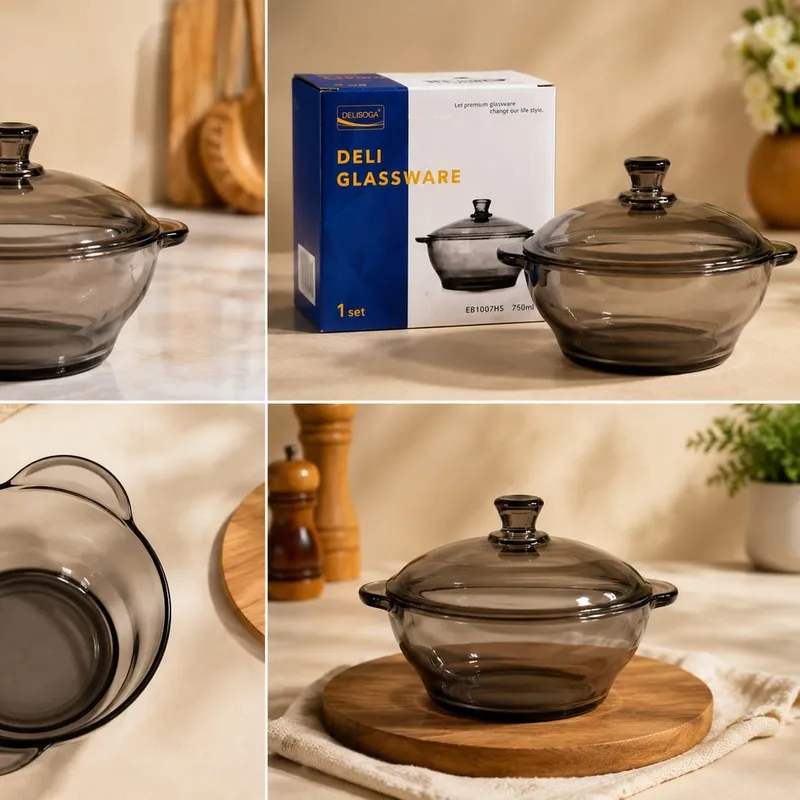Glass Pot Delisoga 750 ml – EB1007HS