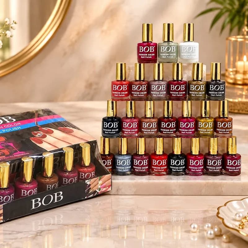 BOB Permanent Nail Polish – 24 Colors Pack