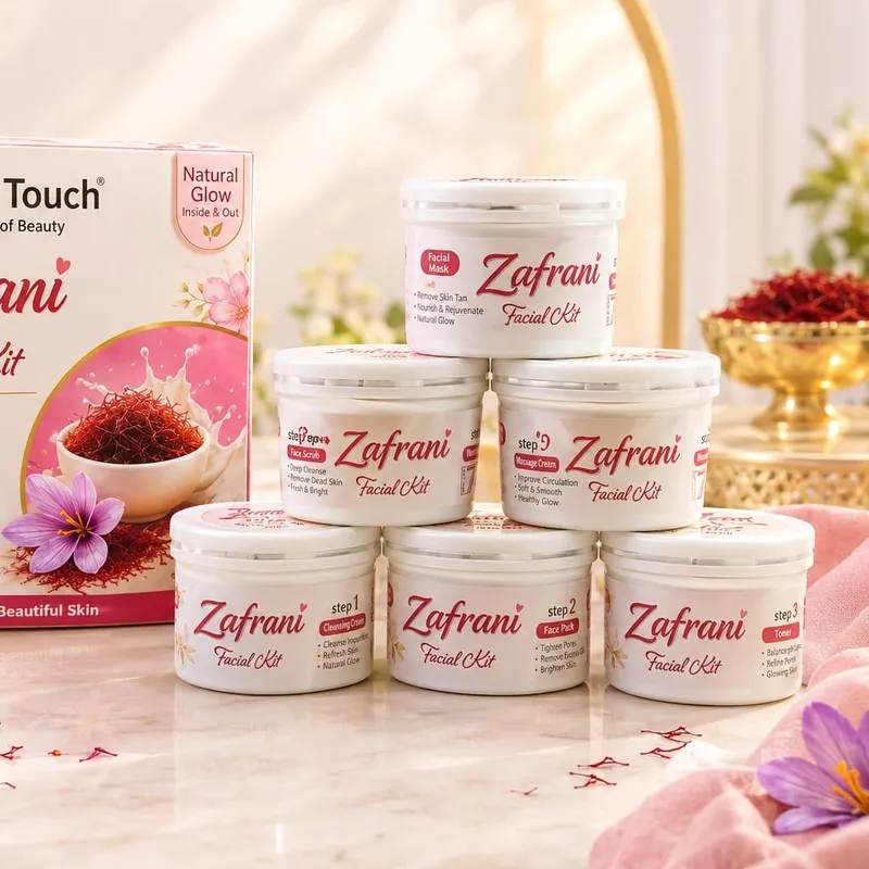 Zafrani 6 Steps Facial Kit – Complete Facial Care Set