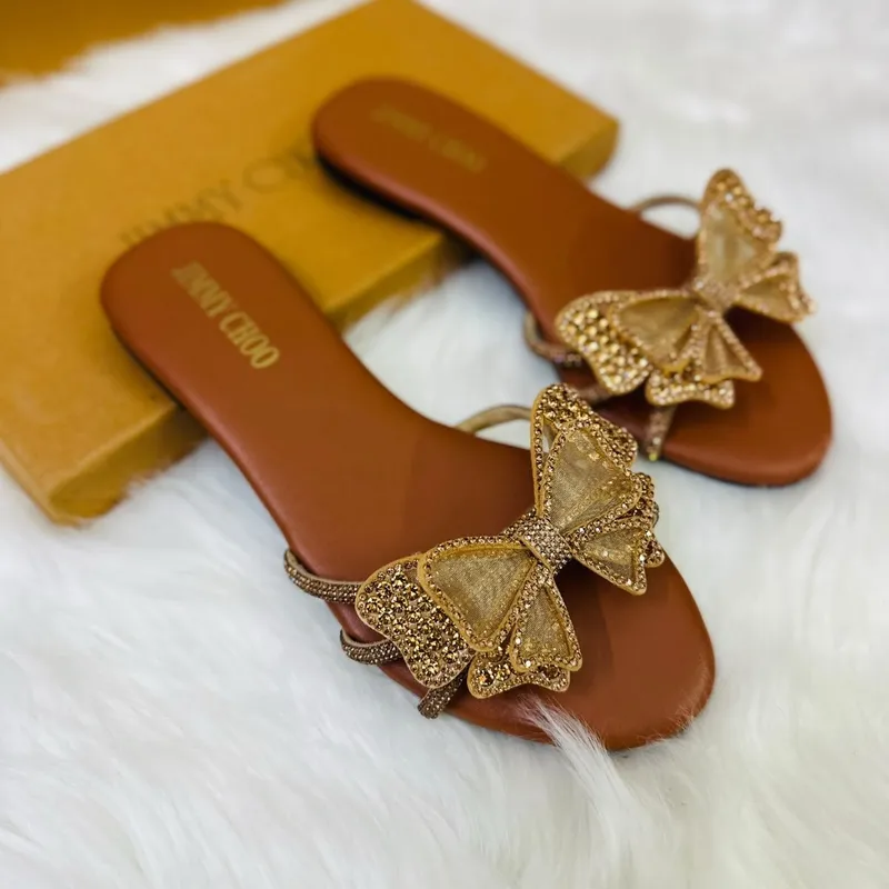 Jimmy Choo Butterfly Flats – Dupe Version